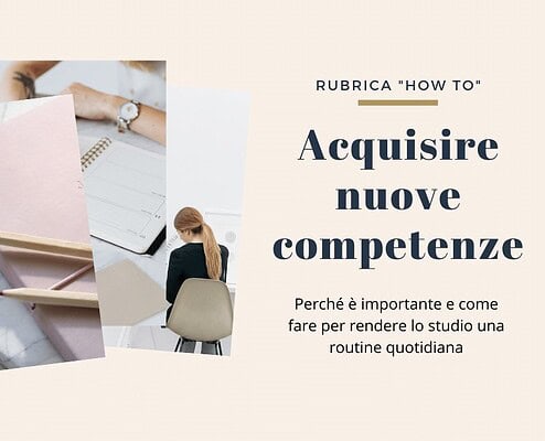 Come acquisire nuove competenze